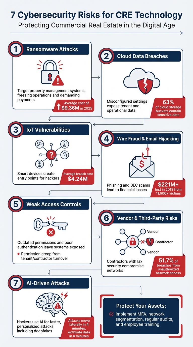 7 Major Cybersecurity Risks Facing Commercial Real Estate Technology